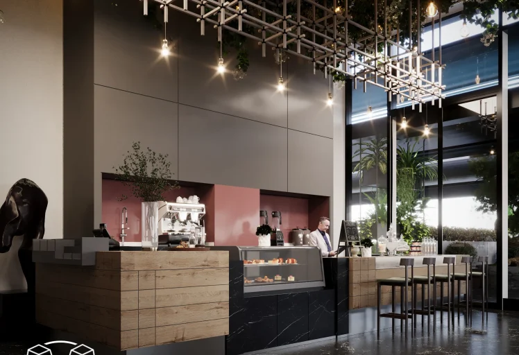Ankara İnce Kafe İç Mimarlık Projesi
